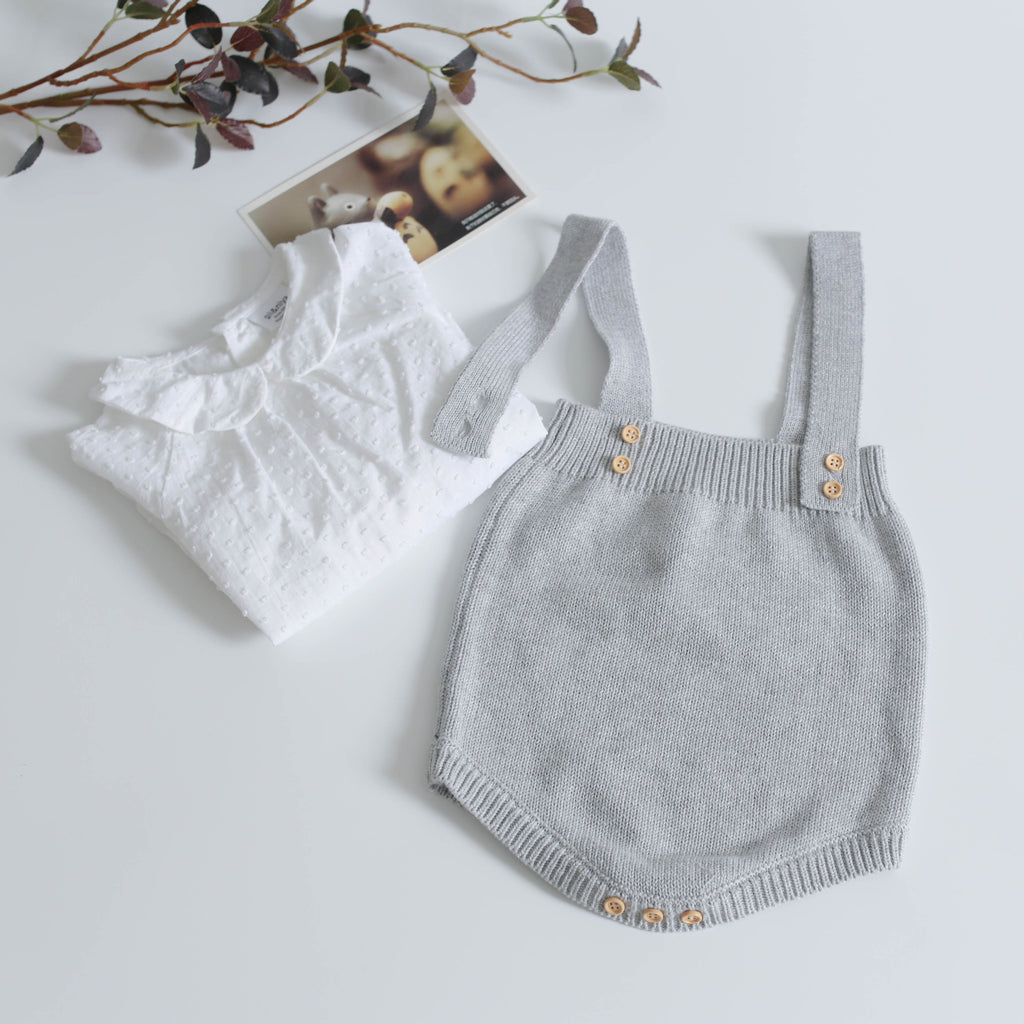 Soft Knit Baby Outfit Set
