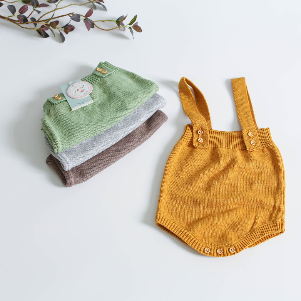 Soft Knit Baby Outfit Set