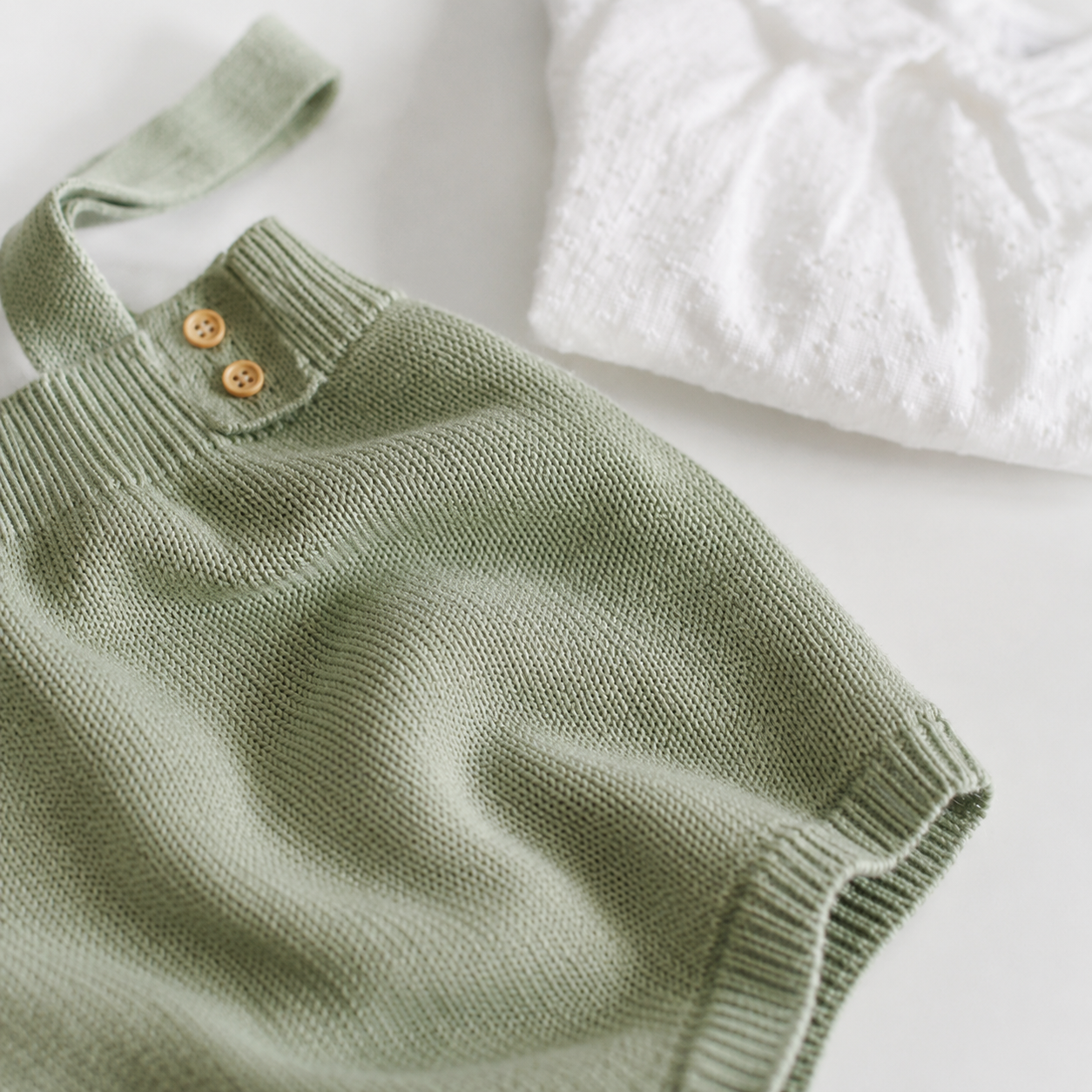 Soft Knit Baby Outfit Set