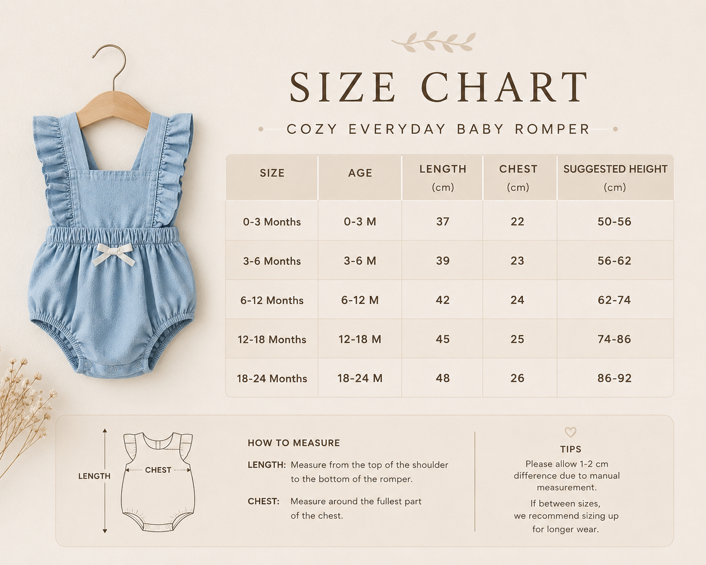 Minimal Baby Romper