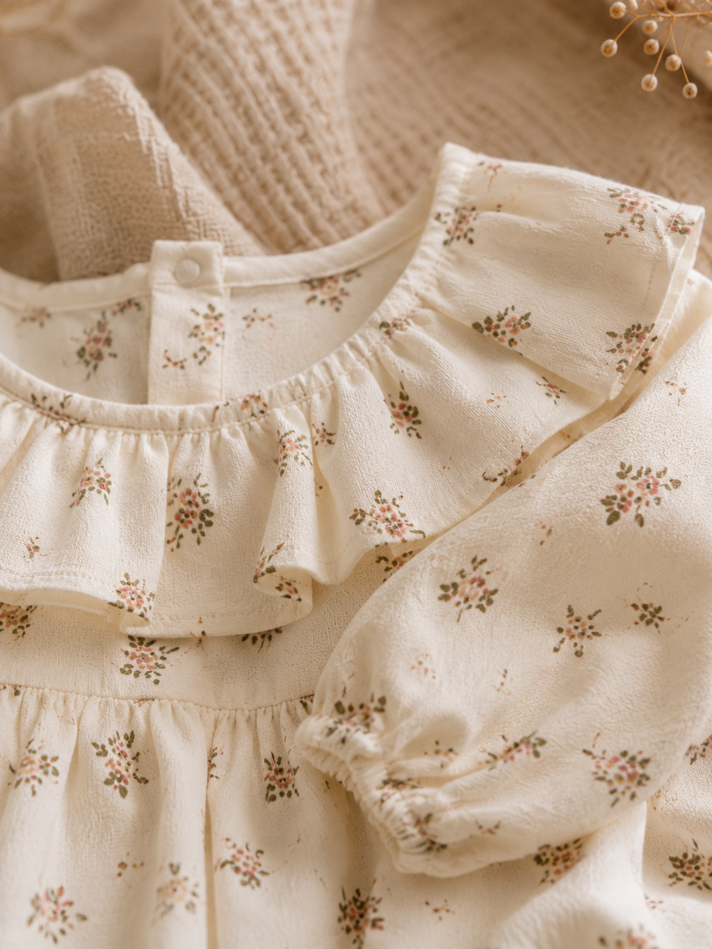 Elodie Floral Baby Romper