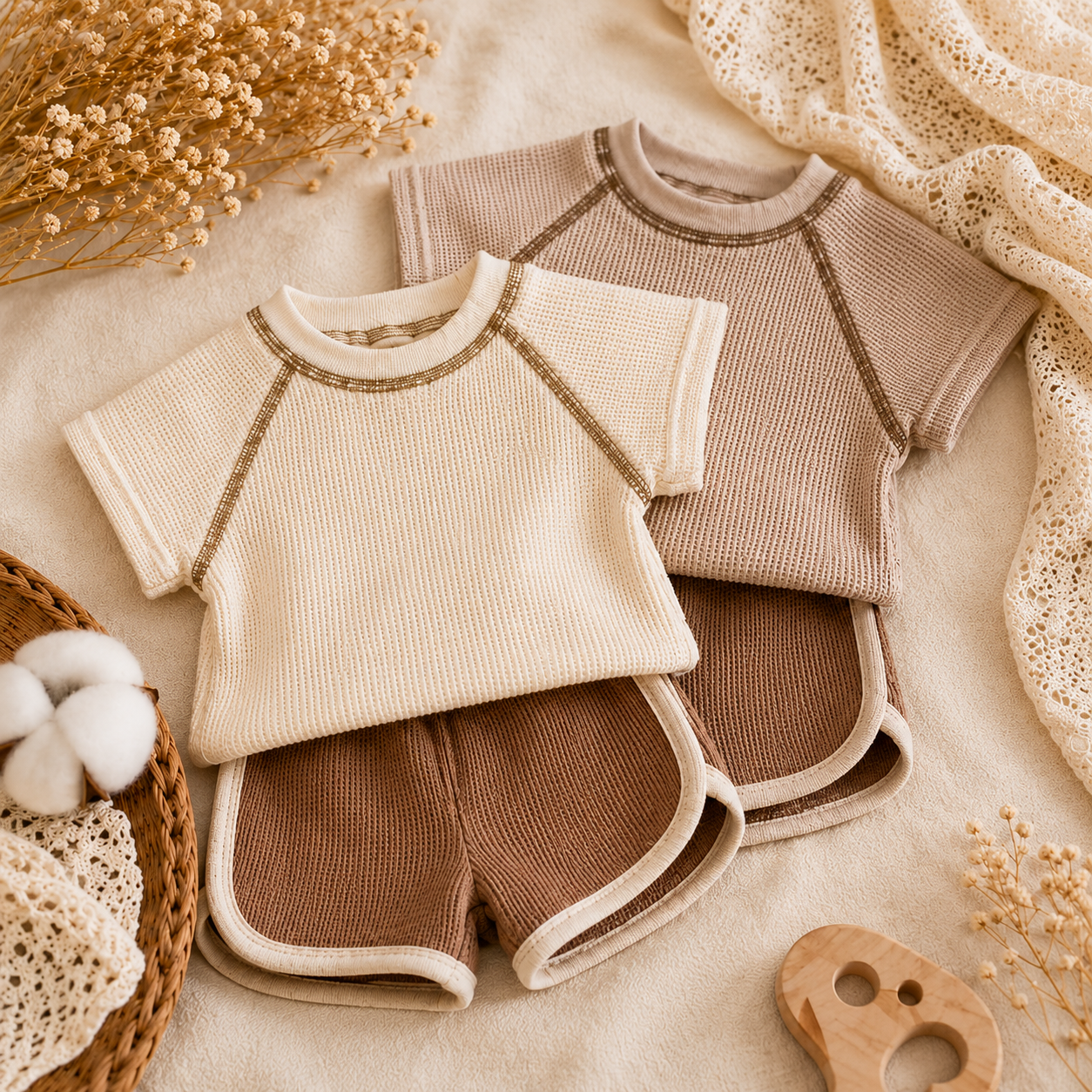 Milo Waffle Lounge Set