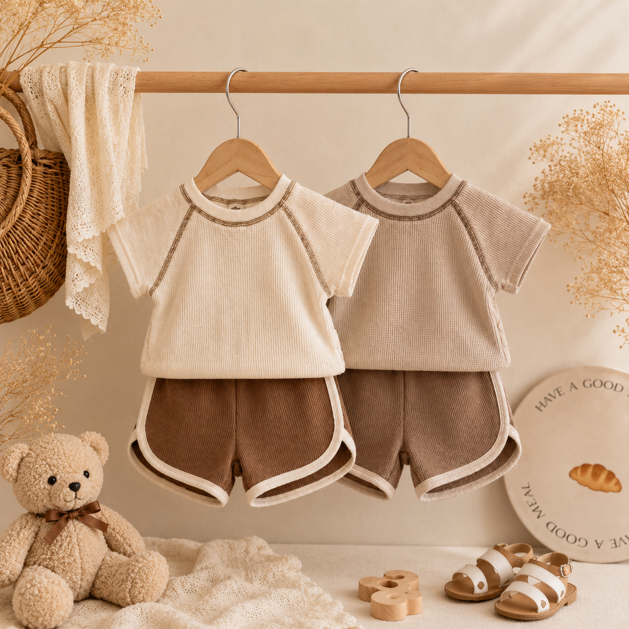 Milo Waffle Lounge Set