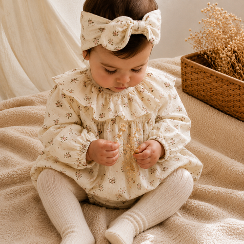 Elodie Floral Baby Romper
