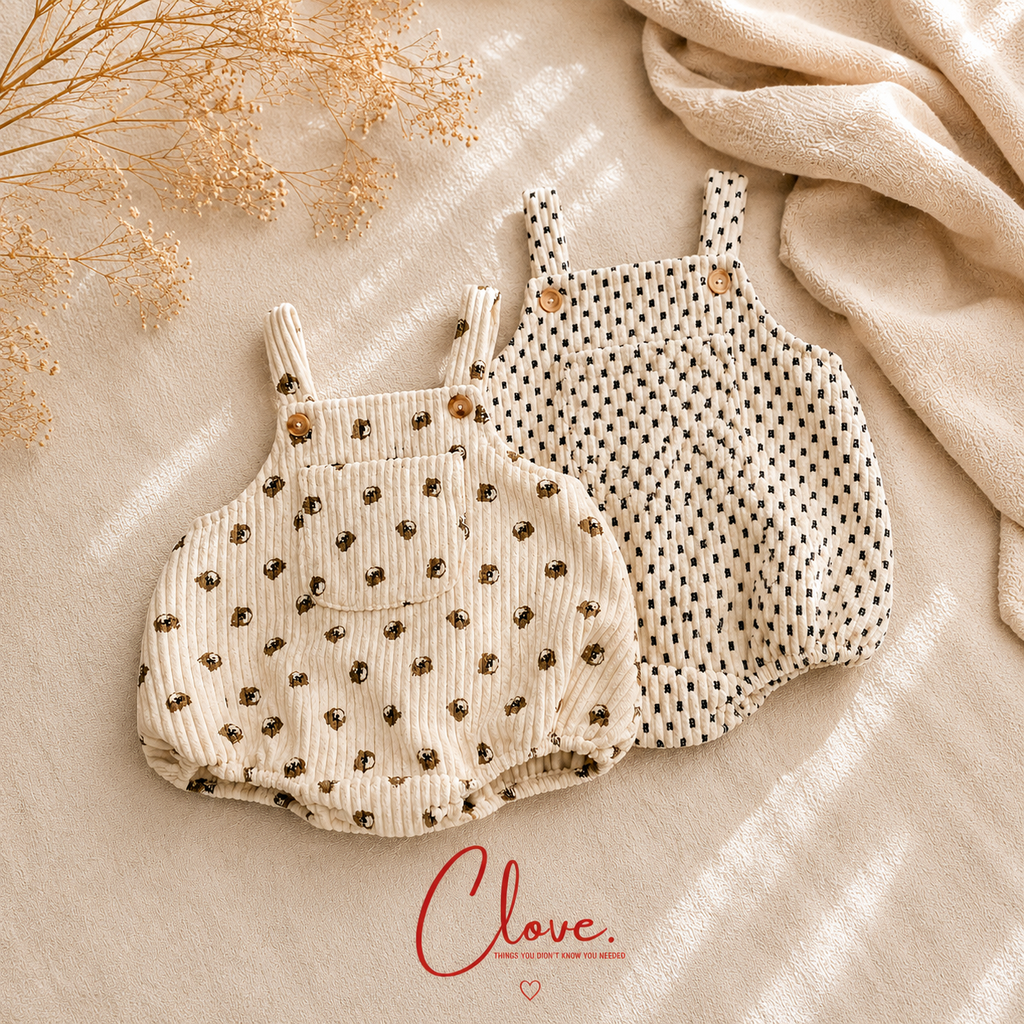 Oliver Textured Baby Romper