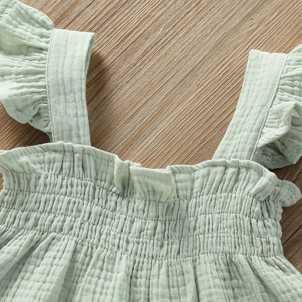 Ruffled Baby Summer Outfit Set